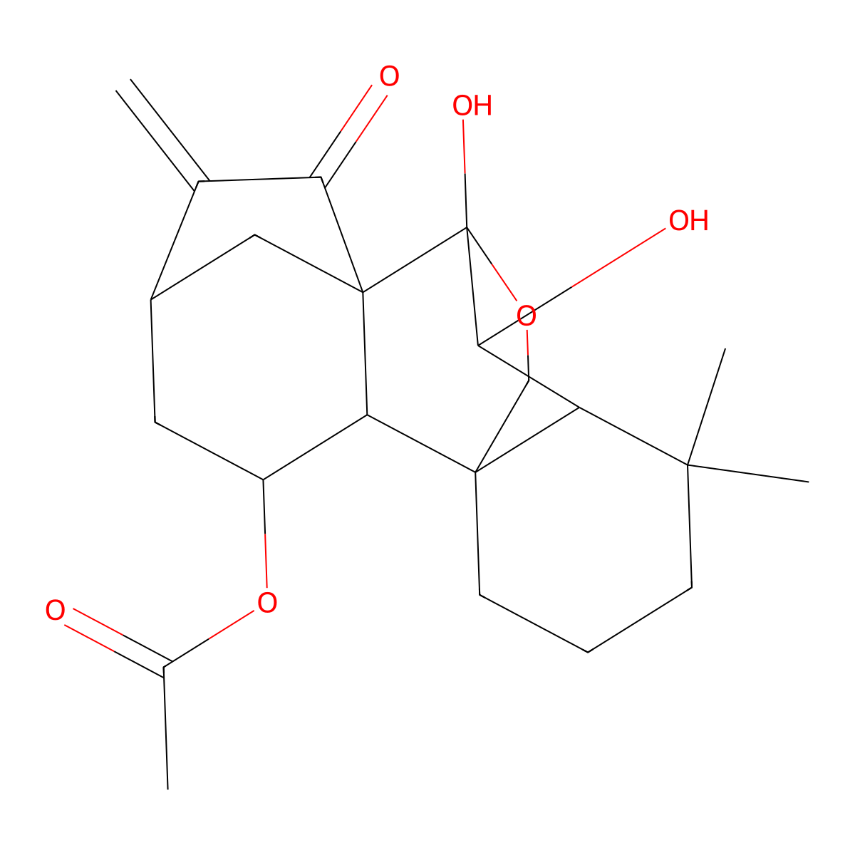 Longikaurin E molecular structure, CAS 77949-42-9