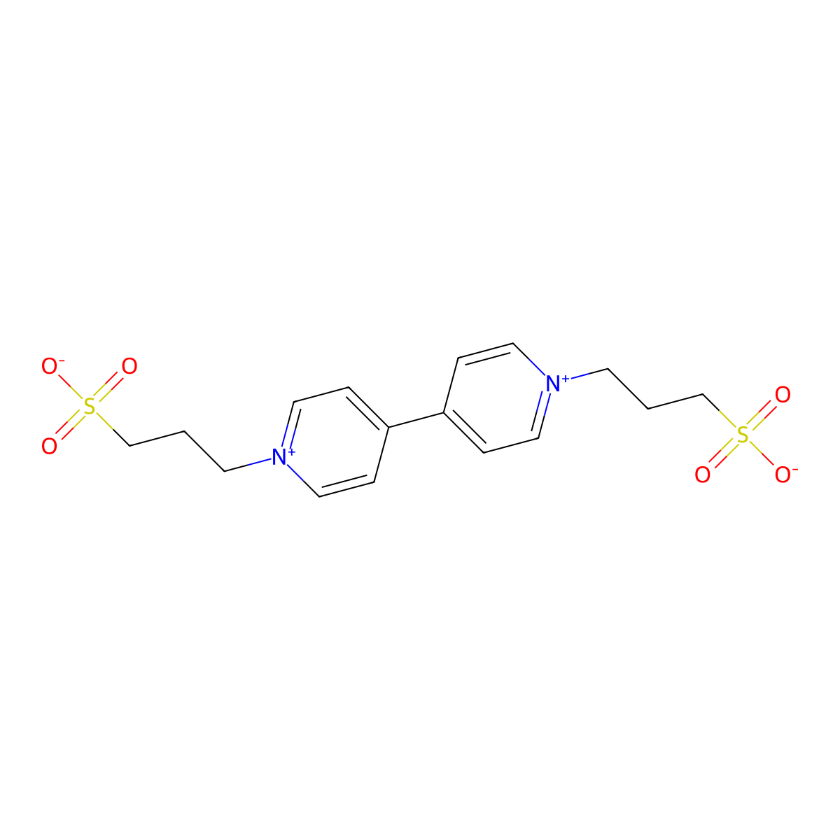 N,N'-Dipropyl-4,4'-bipyridinium sulfonate molecular structure, CAS 77951-49-6