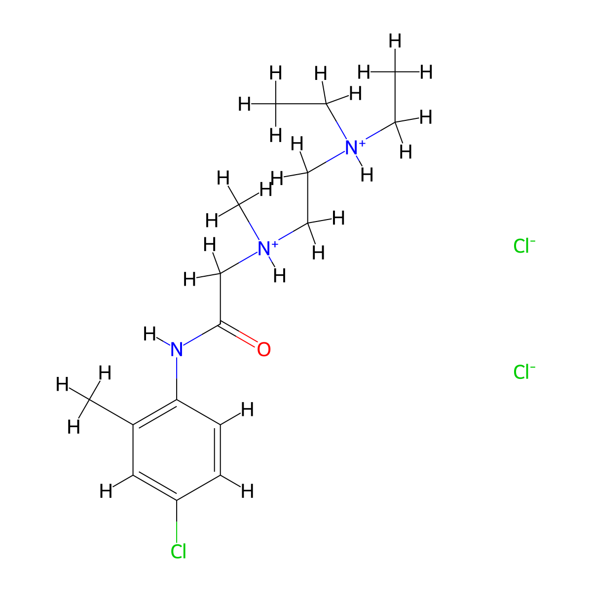 o-Acetotoluidide, 4'-chloro-2-(2-(diethylamino)ethyl)methylamino-, dihydrochloride molecular structure, CAS 77966-43-9