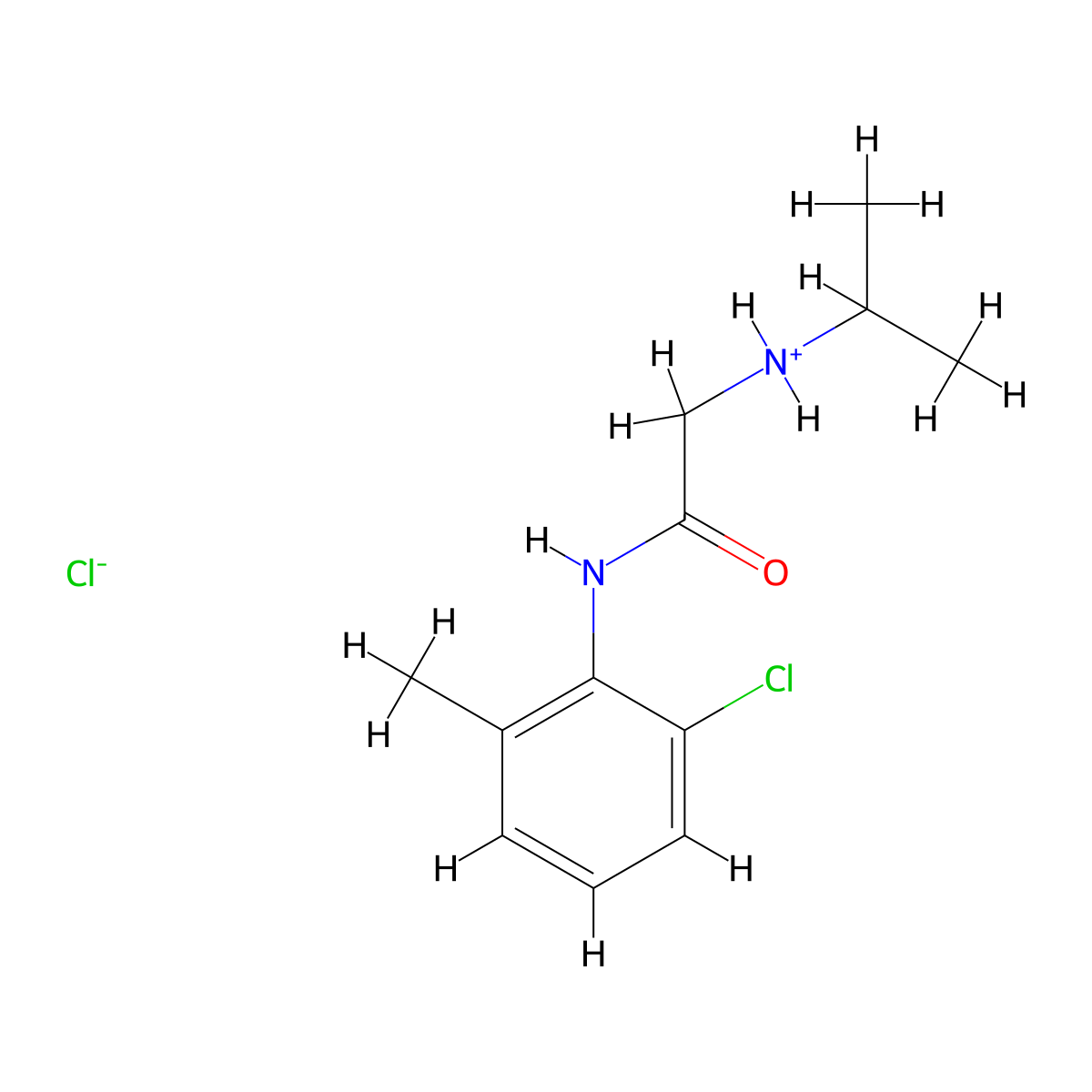 o-Acetotoluidide, 6'-chloro-2-(isopropylamino)-, hydrochloride molecular structure, CAS 77966-61-1