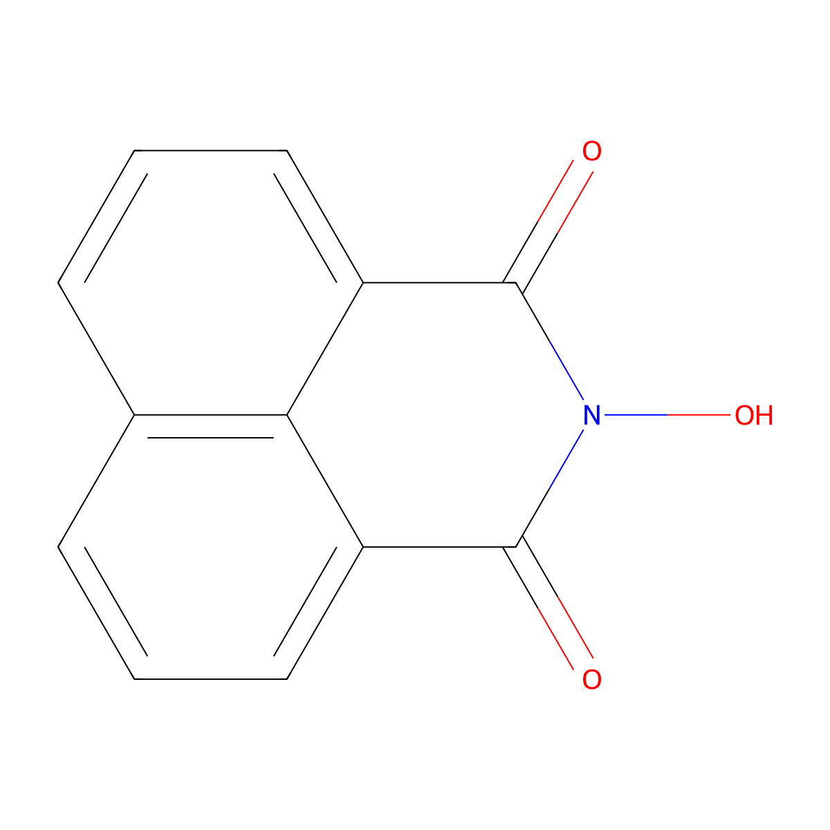 N-Hydroxynaphthalimide molecular structure, CAS 7797-81-1