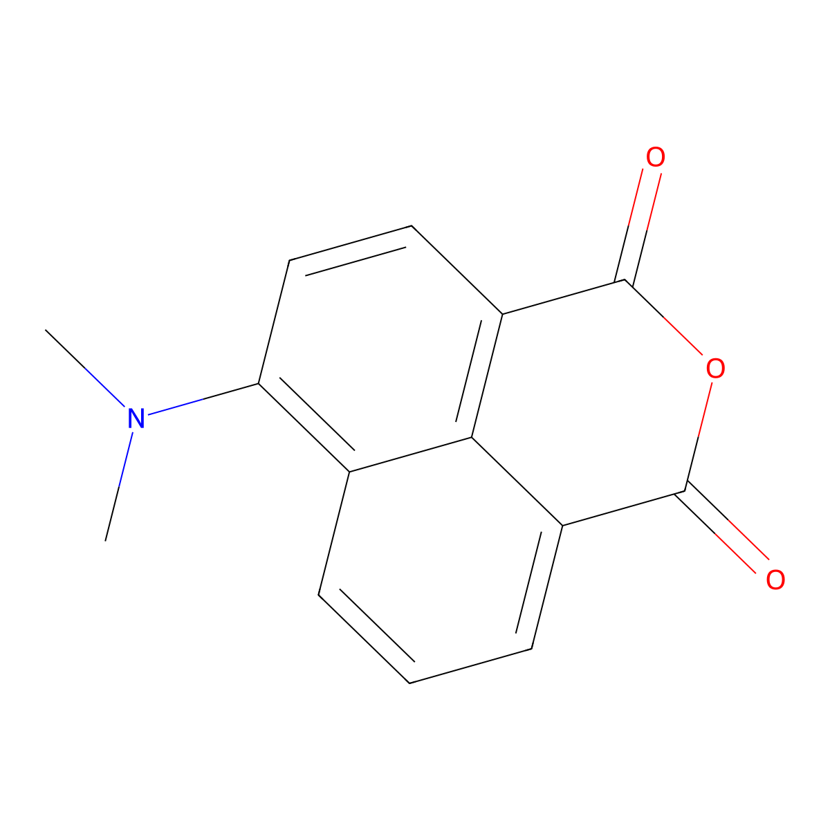 6-(dimethylamino)-1H,3H-benzo[de]isochromene-1,3-dione molecular structure, CAS 77976-79-5