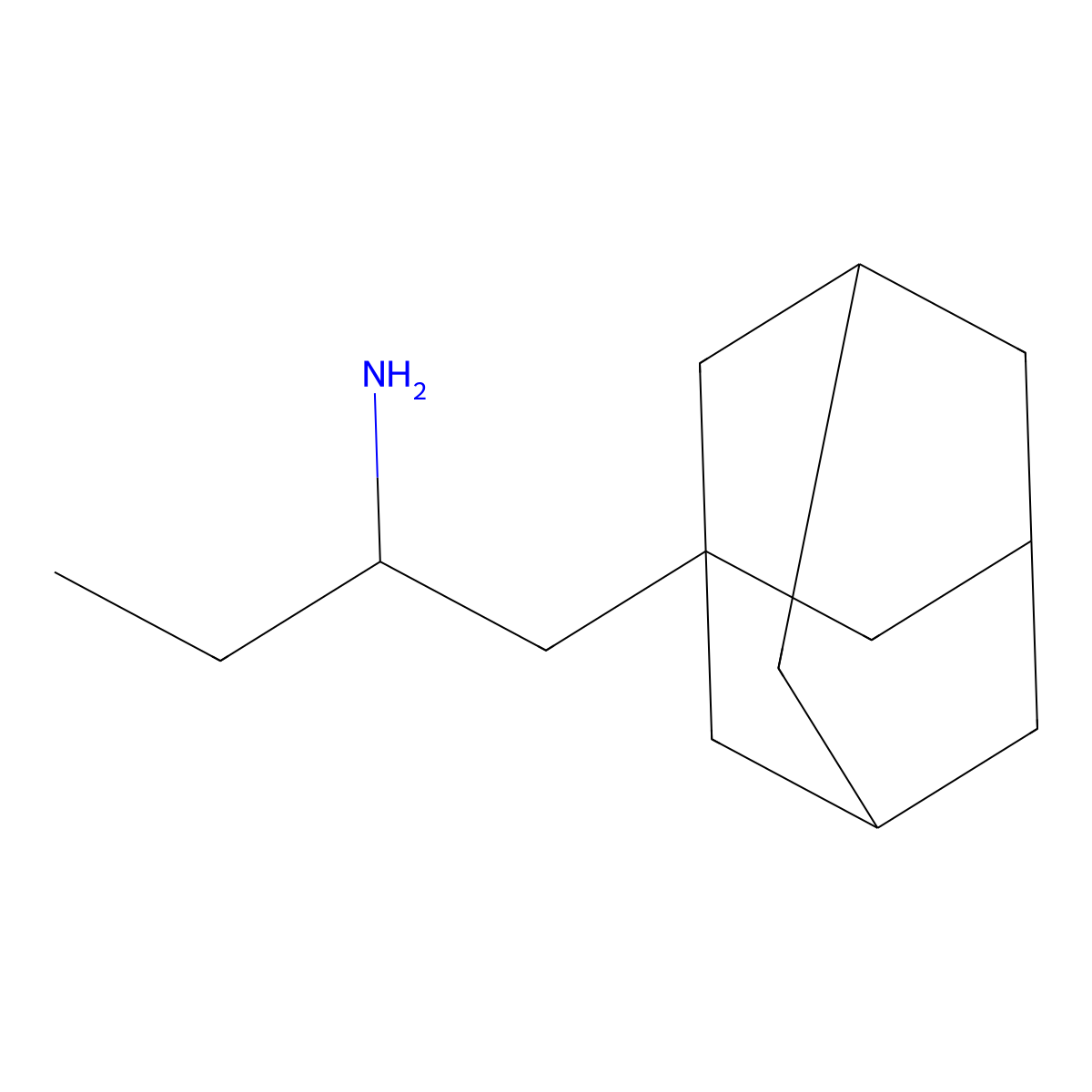 1-(1-Adamantyl)butan-2-amine molecular structure, CAS 779989-20-7