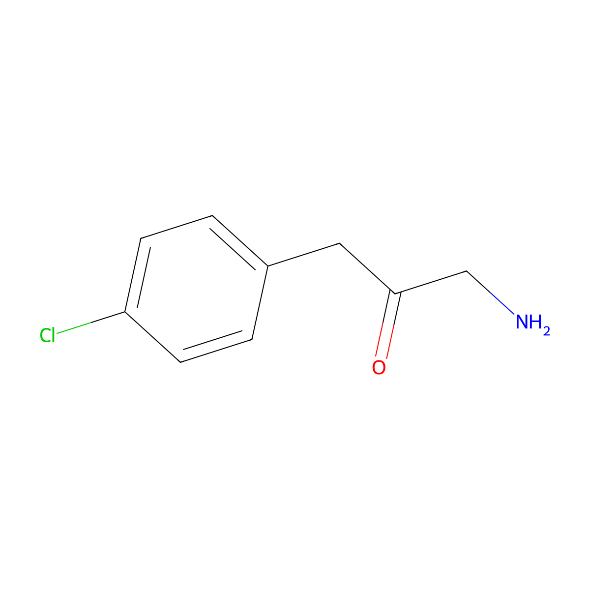 1-Amino-3-(4-chlorophenyl)propan-2-one molecular structure, CAS 779995-23-2