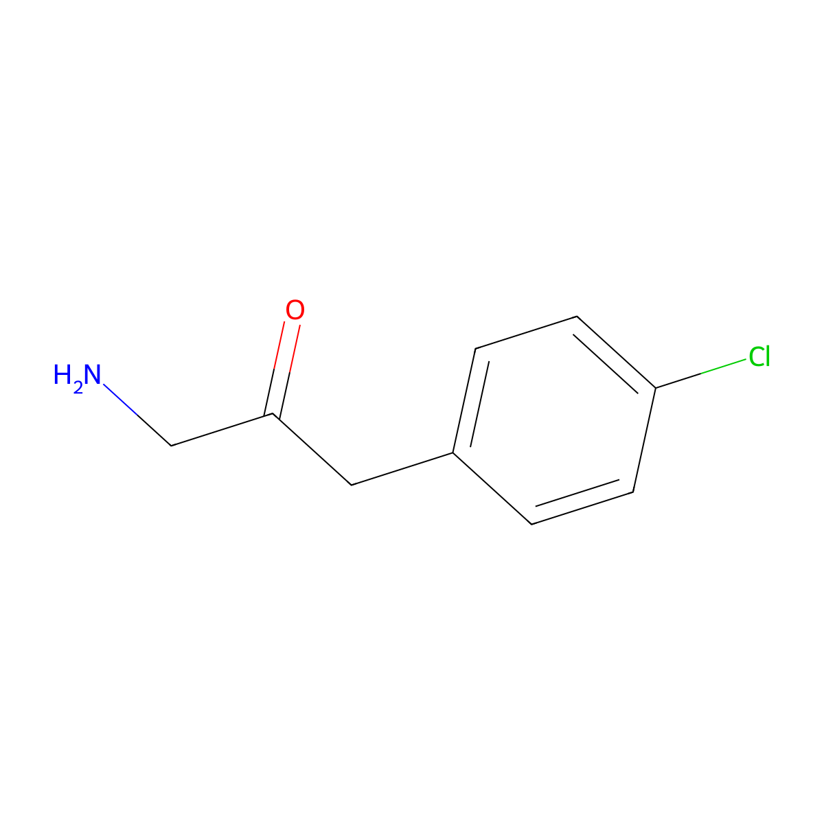1-Amino-3-(4-chlorophenyl)propan-2-one molecular structure, CAS 779995-23-2