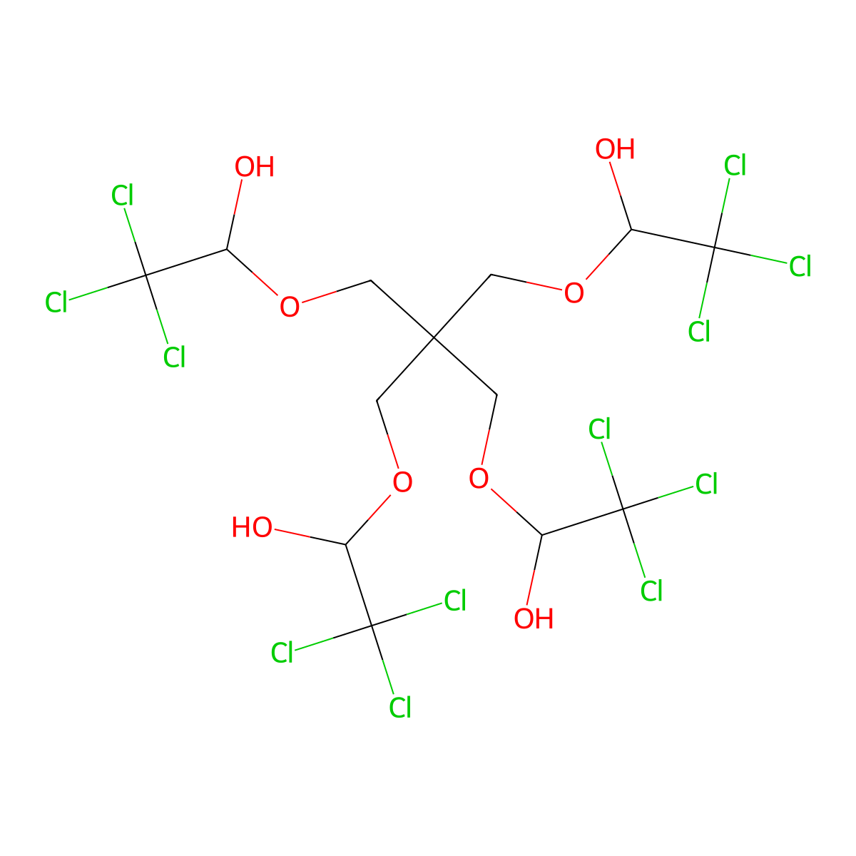 Petrichloral molecular structure, CAS 78-12-6