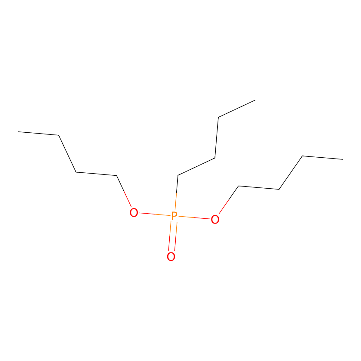 Dibutyl butylphosphonate molecular structure, CAS 78-46-6