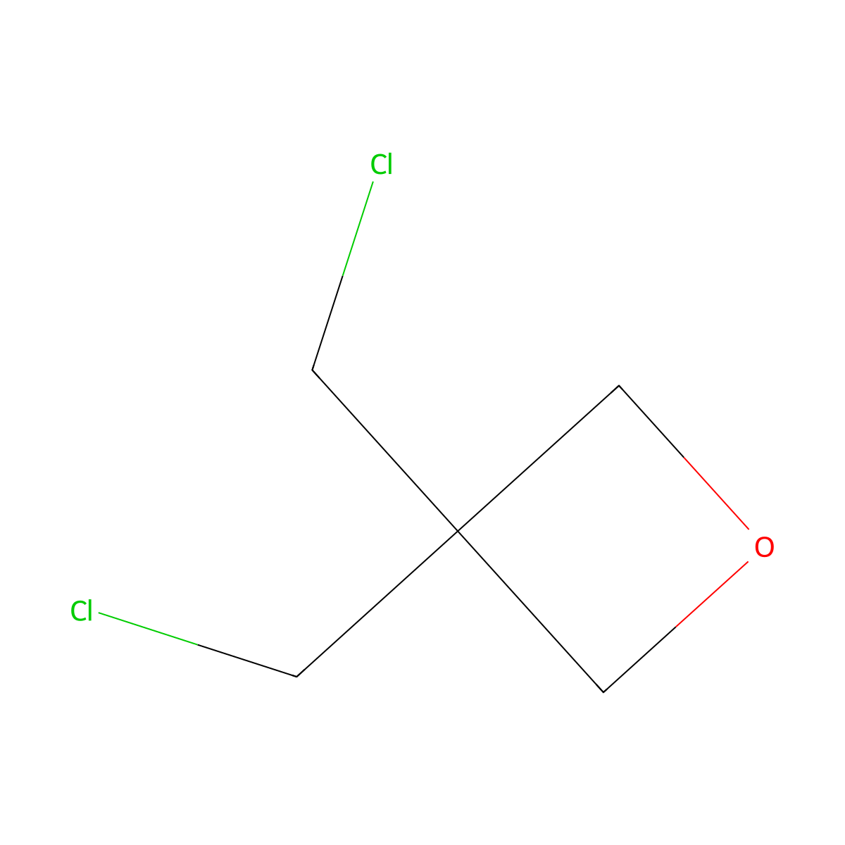 Oxetane, 3,3-bis(chloromethyl)- molecular structure, CAS 78-71-7