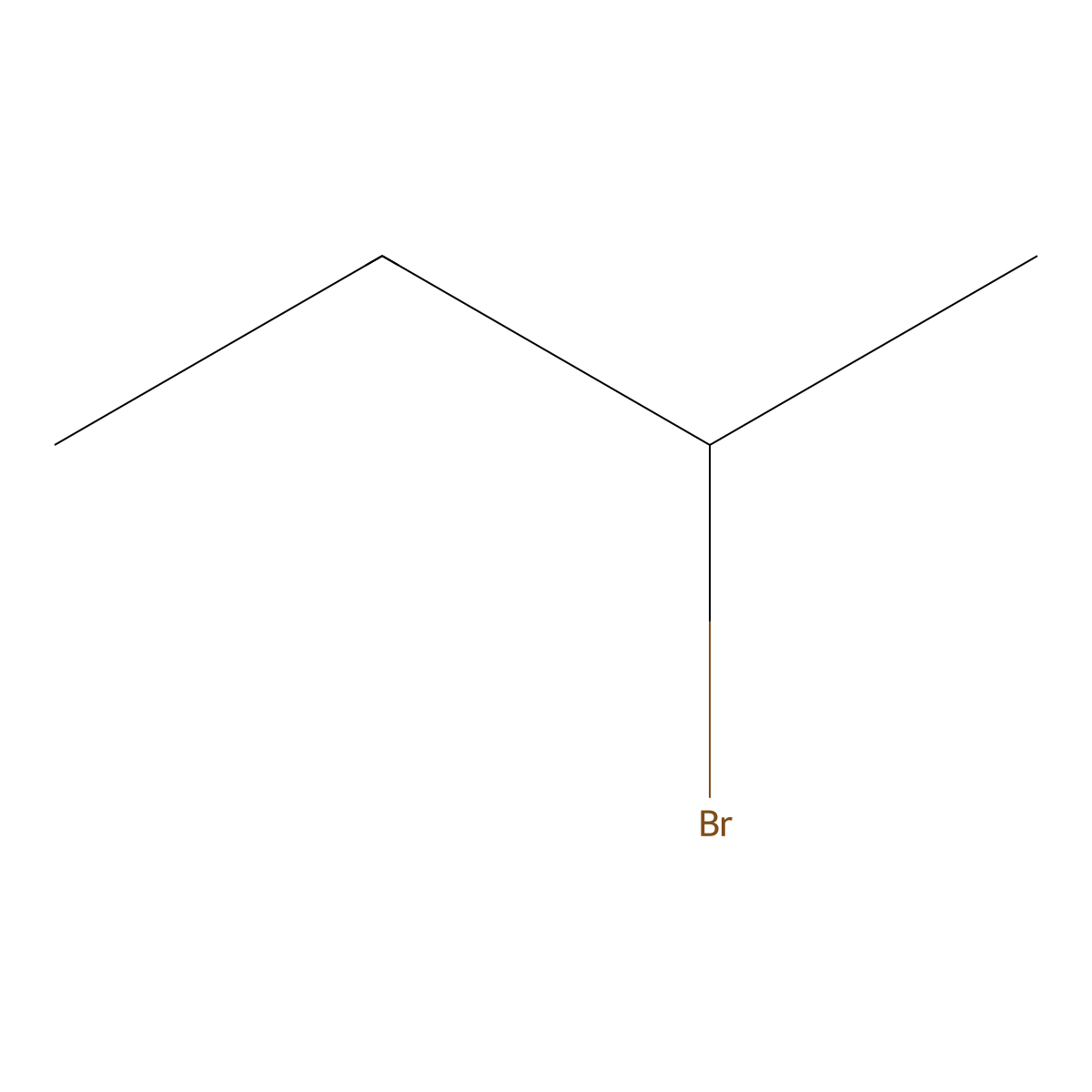 2-Bromobutane molecular structure, CAS 78-76-2