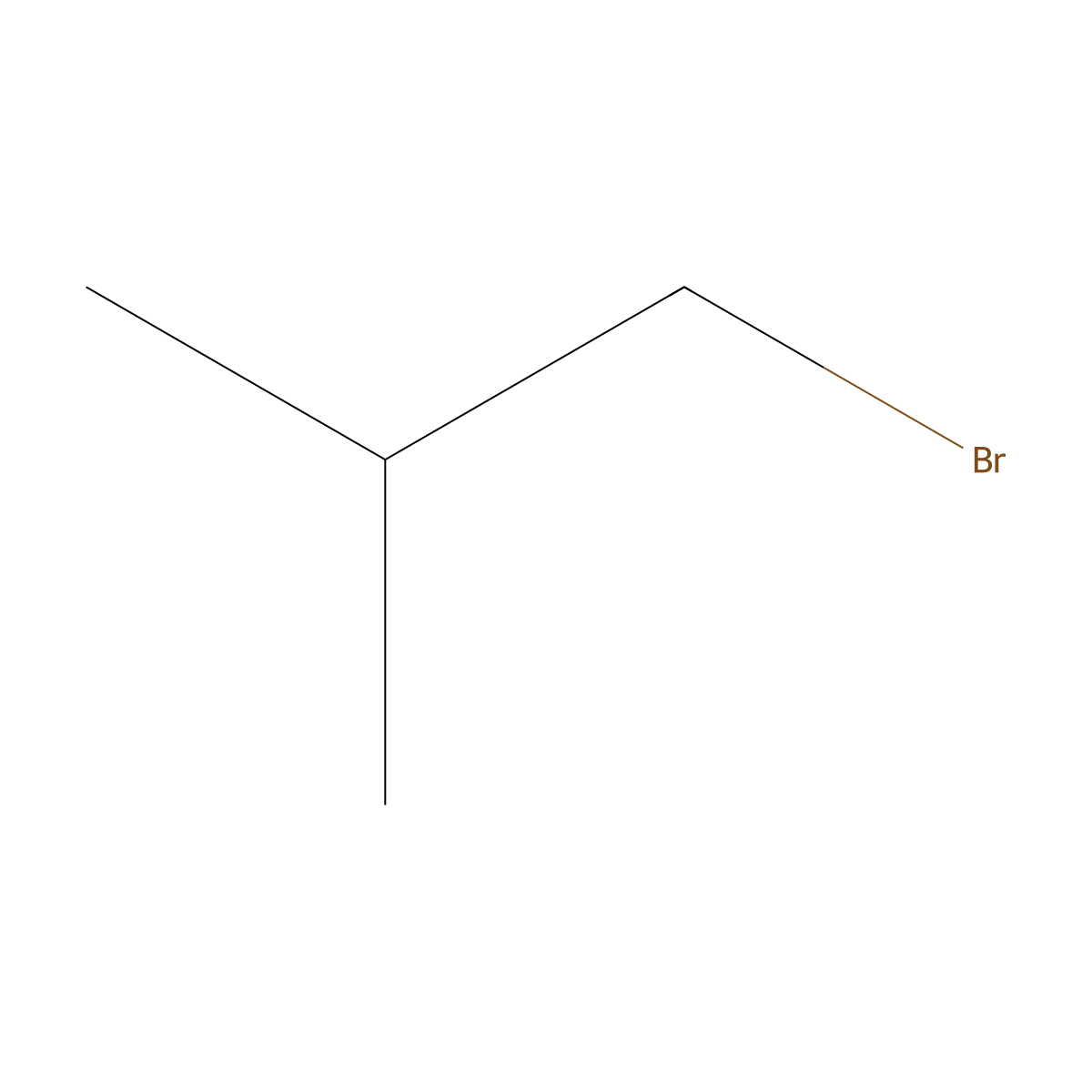 1-Bromo-2-methylpropane molecular structure, CAS 78-77-3