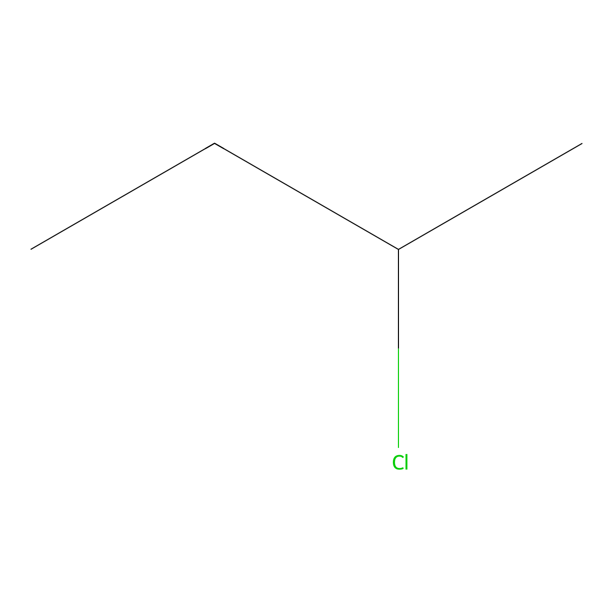 2-Chlorobutane molecular structure, CAS 78-86-4