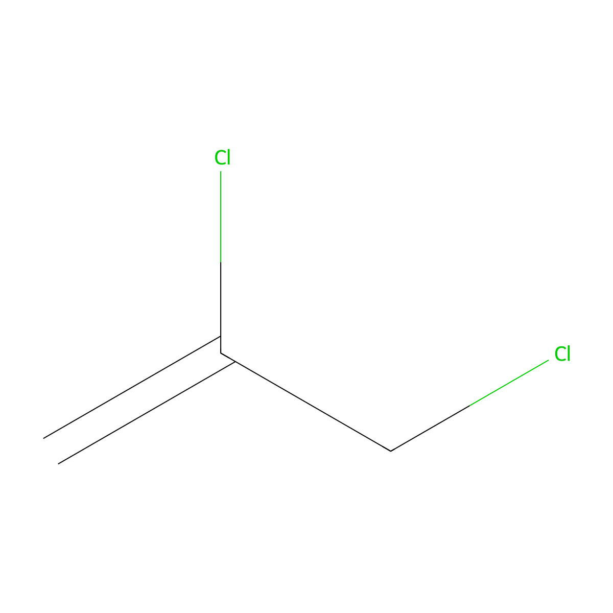2,3-Dichloropropene molecular structure, CAS 78-88-6