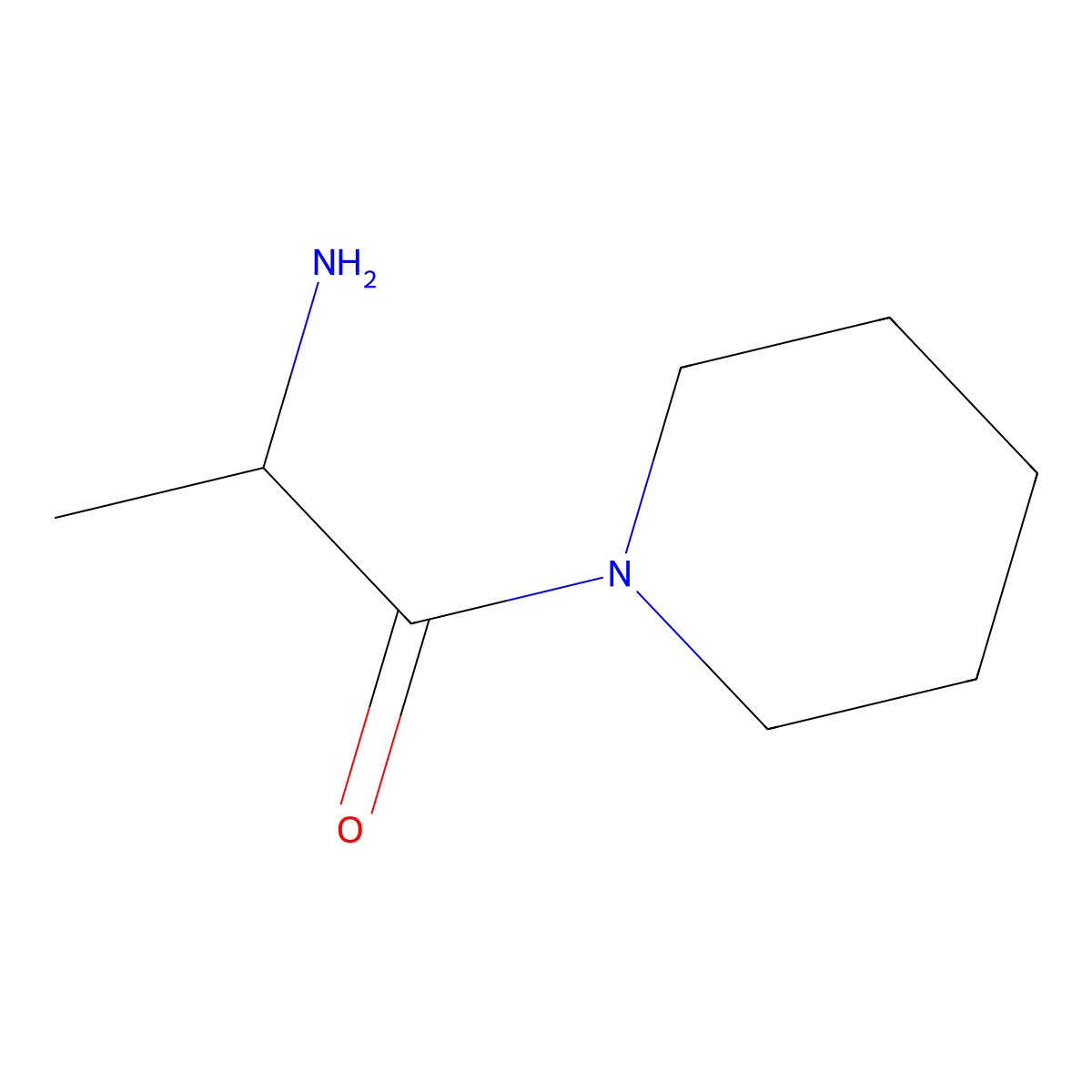 Piperidine, 1-[(2R)-2-amino-1-oxopropyl]-(9CI) molecular structure, CAS 780038-40-6