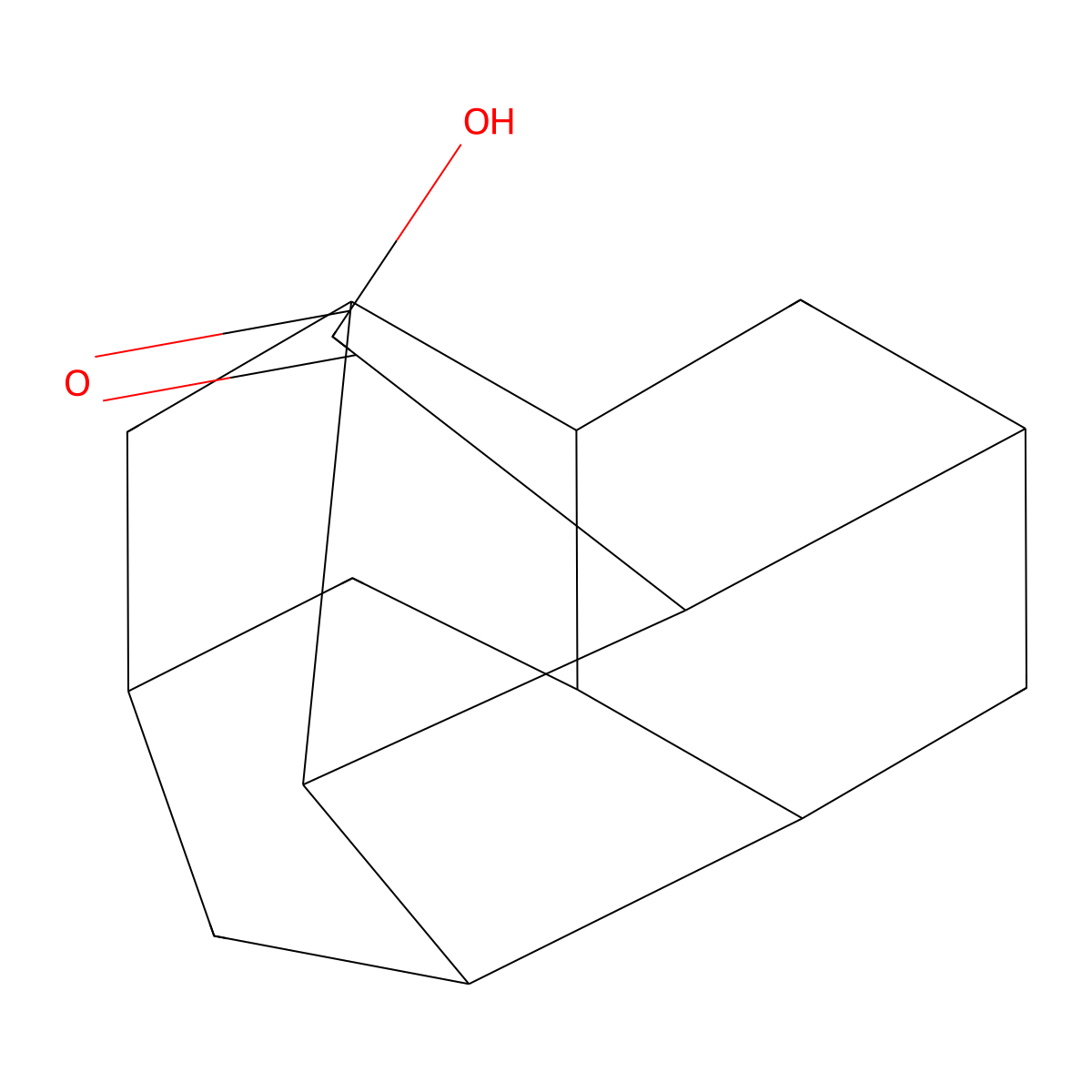Pentacyclo(7.3.1.1^(4,12).0^(2,7).0^(6,11))tetradecane-3-carboxylic acid molecular structure, CAS 78010-42-1