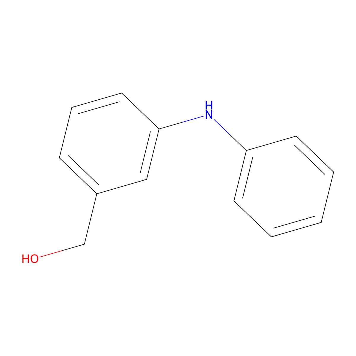 (3-(Phenylamino)phenyl)methanol molecular structure, CAS 78011-52-6