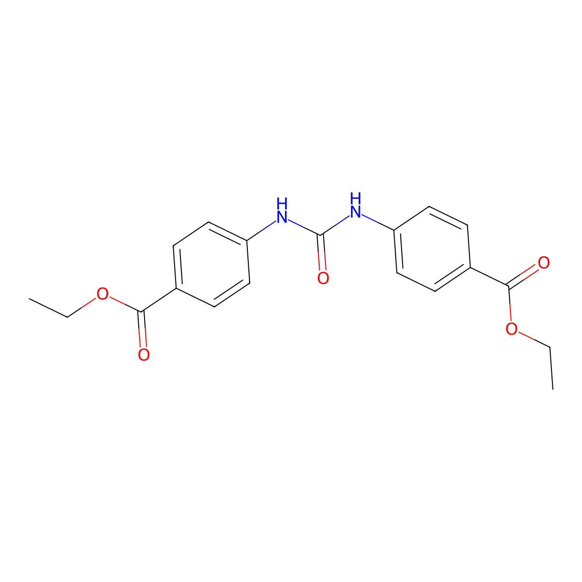 4,4'-(Carbonyldiimino)bis[benzoic acid] Ethyl Ester molecular structure, CAS 78015-36-8