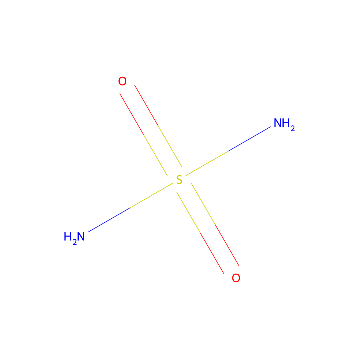 Sulfamide molecular structure, CAS 7803-58-9
