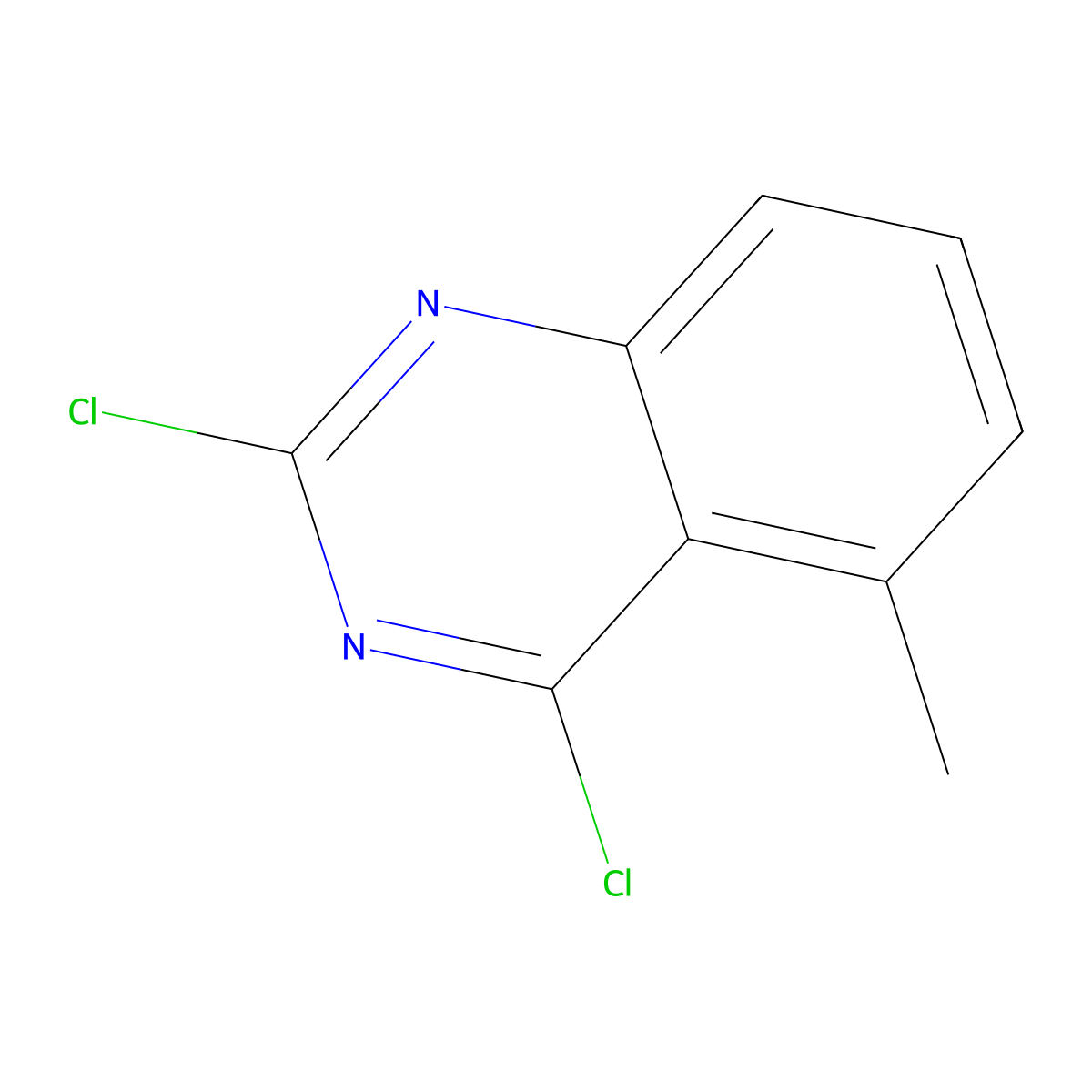 2,4-Dichloro-5-methylquinazoline molecular structure, CAS 78052-20-7