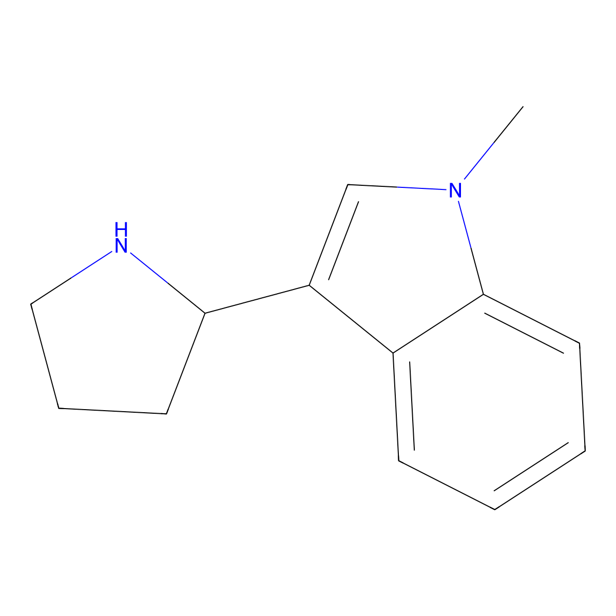 1-Methyl-3-(pyrrolidin-2-yl)-1h-indole molecular structure, CAS 780700-12-1
