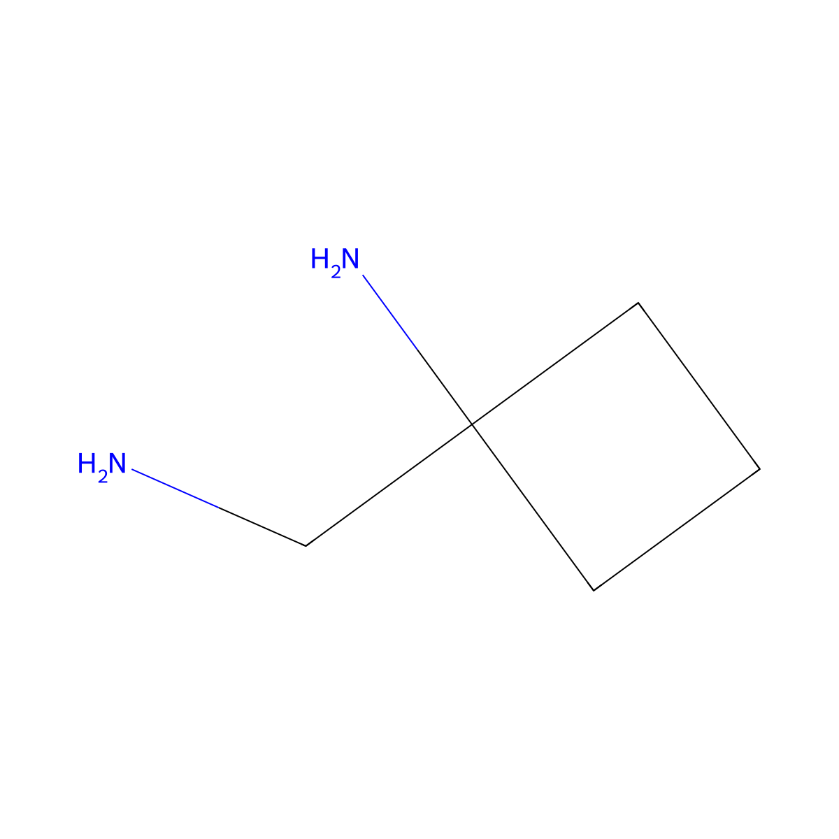 1-(Aminomethyl)cyclobutanamine molecular structure, CAS 780747-61-7
