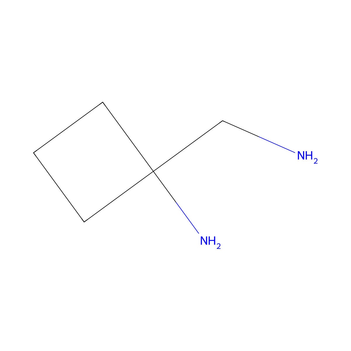 1-(Aminomethyl)cyclobutanamine molecular structure, CAS 780747-61-7