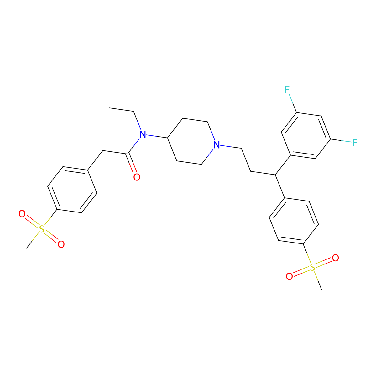 Azd-5672 molecular structure, CAS 780750-65-4
