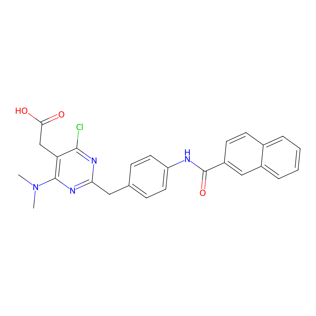 CRTh2 antagonist 2 molecular structure, CAS 780763-95-3