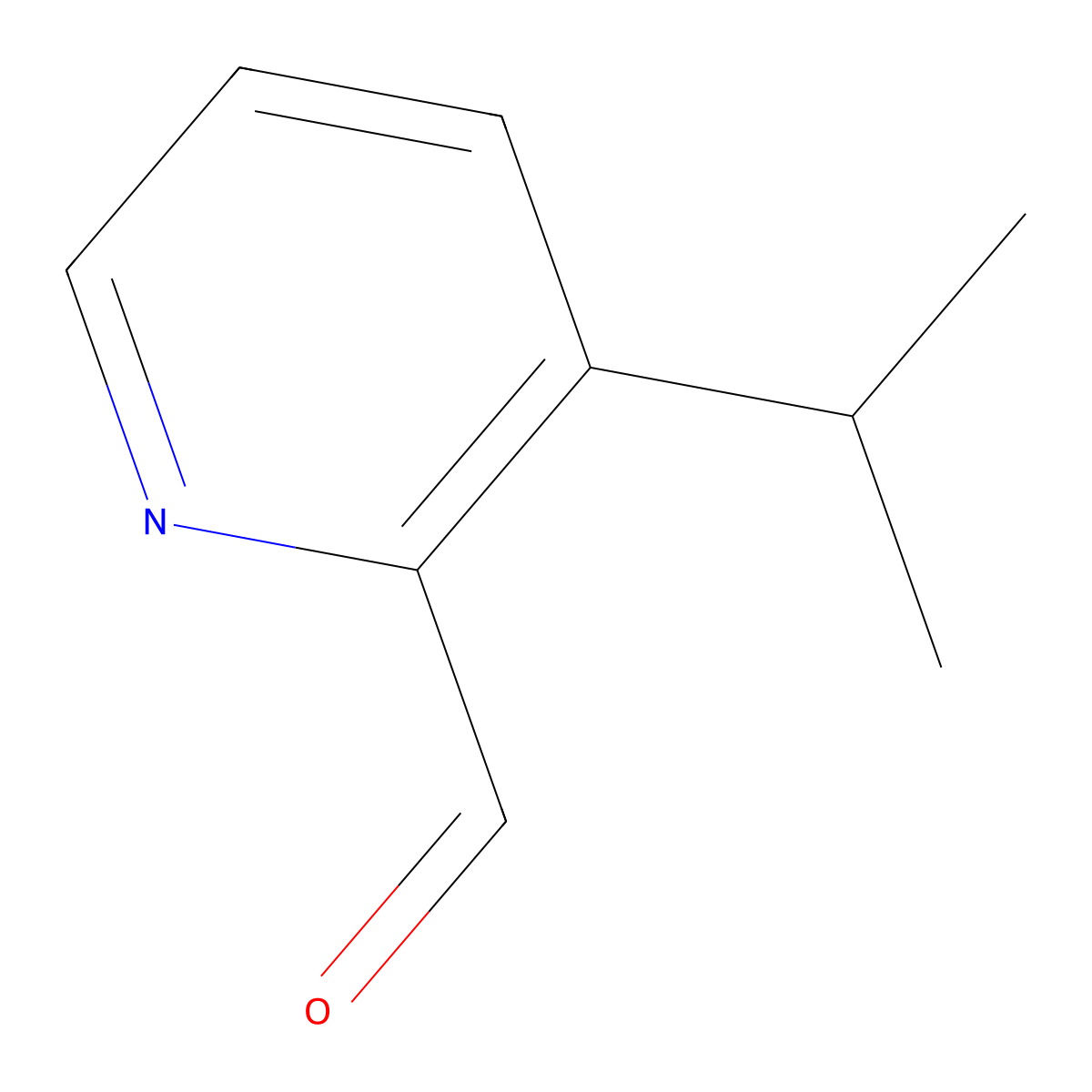 3-Isopropylpicolinaldehyde molecular structure, CAS 780800-74-0