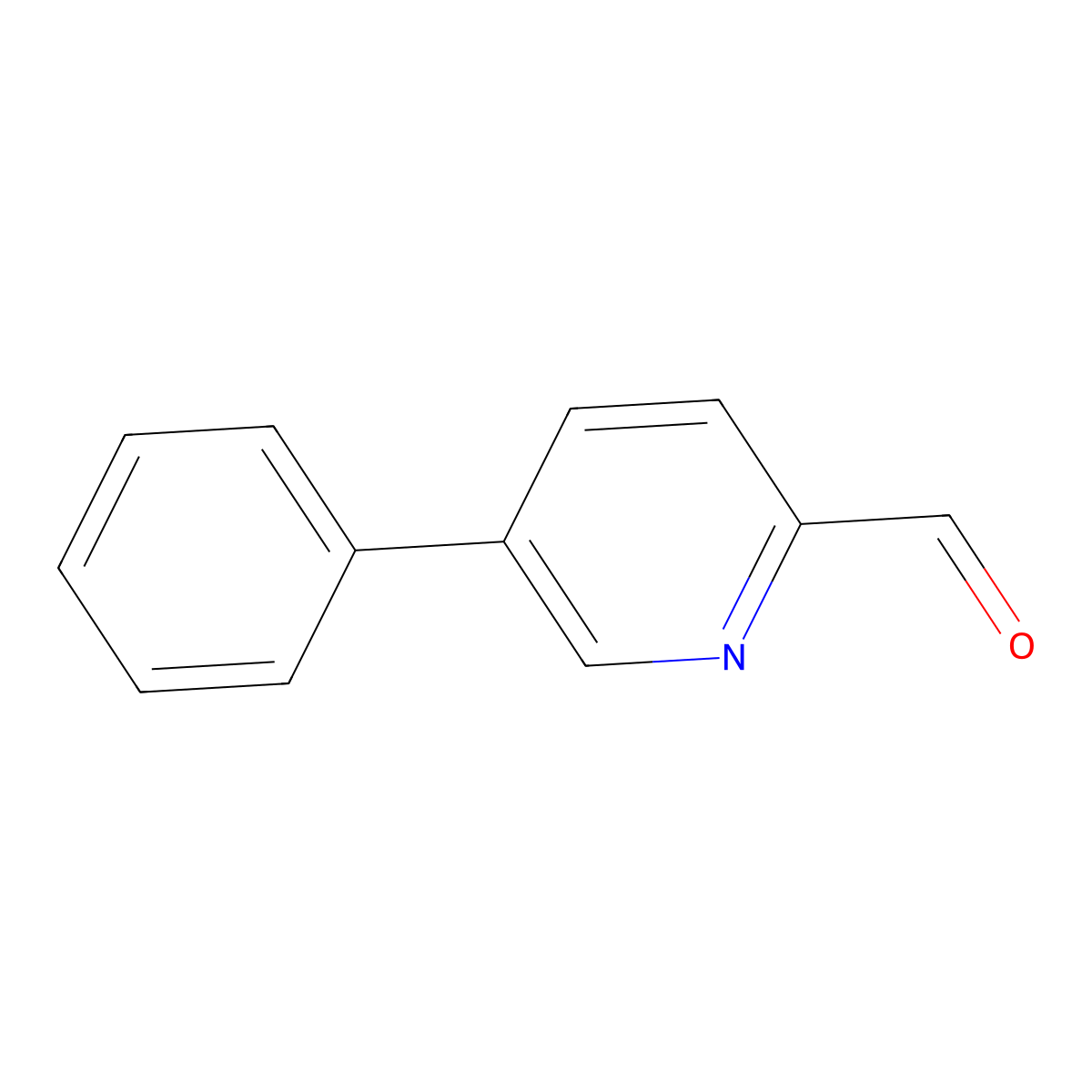 5-Phenylpyridine-2-carbaldehyde molecular structure, CAS 780800-85-3