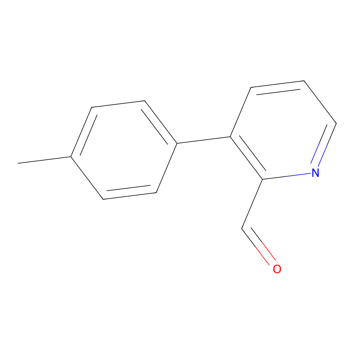 3-p-Tolyl-pyridine-2-carbaldehyde molecular structure, CAS 780800-86-4