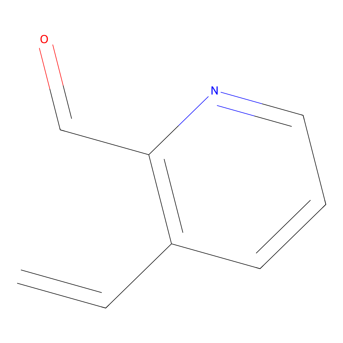 3-Ethenylpyridine-2-carbaldehyde molecular structure, CAS 780801-18-5