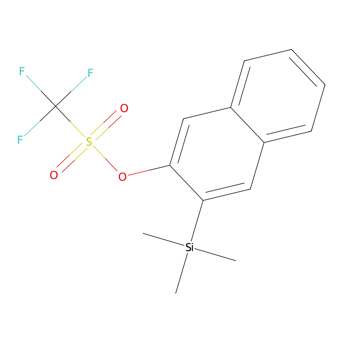 3-(Trimethylsilyl)-2-naphthyl Trifluoromethanesulfonate molecular structure, CAS 780820-43-1