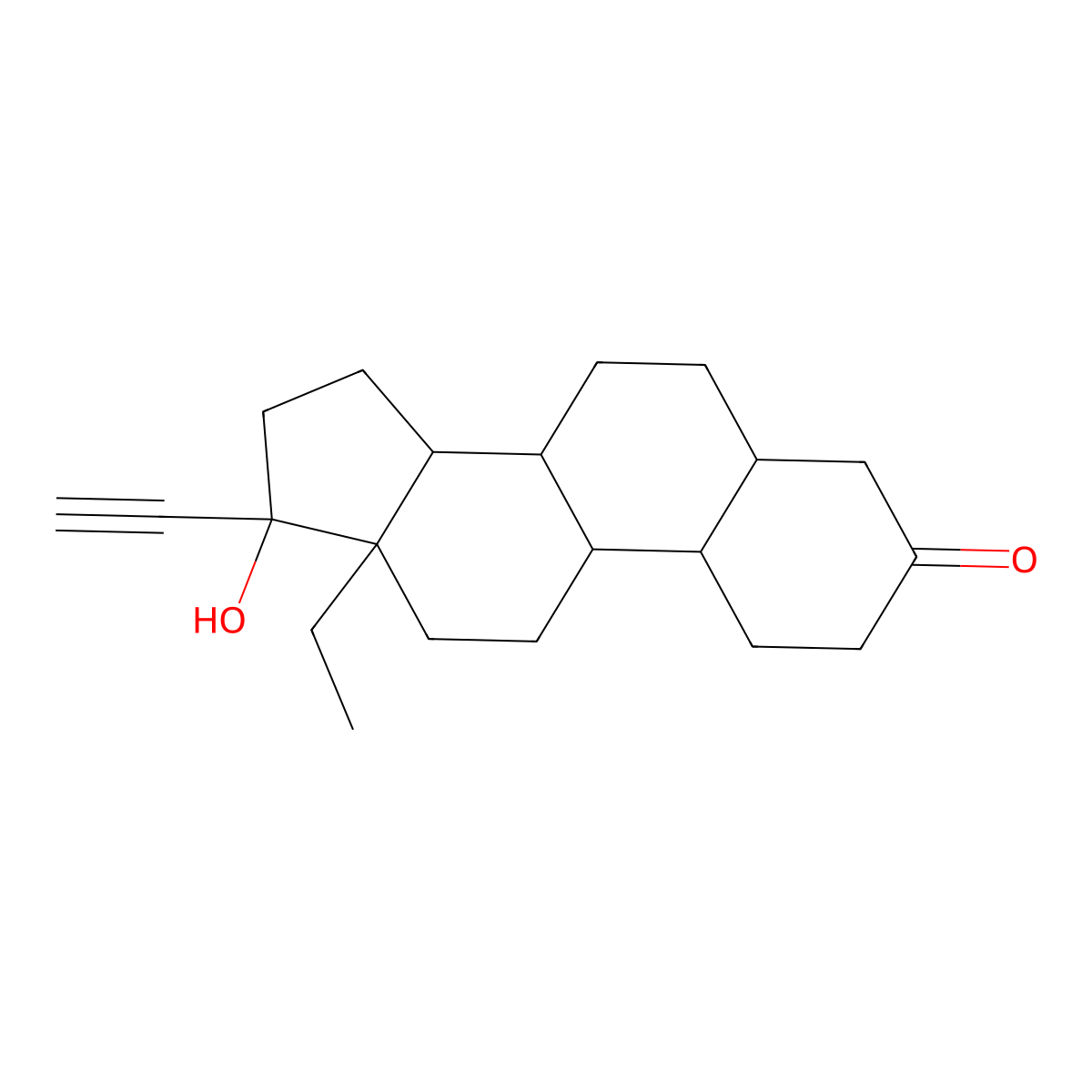 5alpha-Dihydrolevonorgestrel molecular structure, CAS 78088-19-4