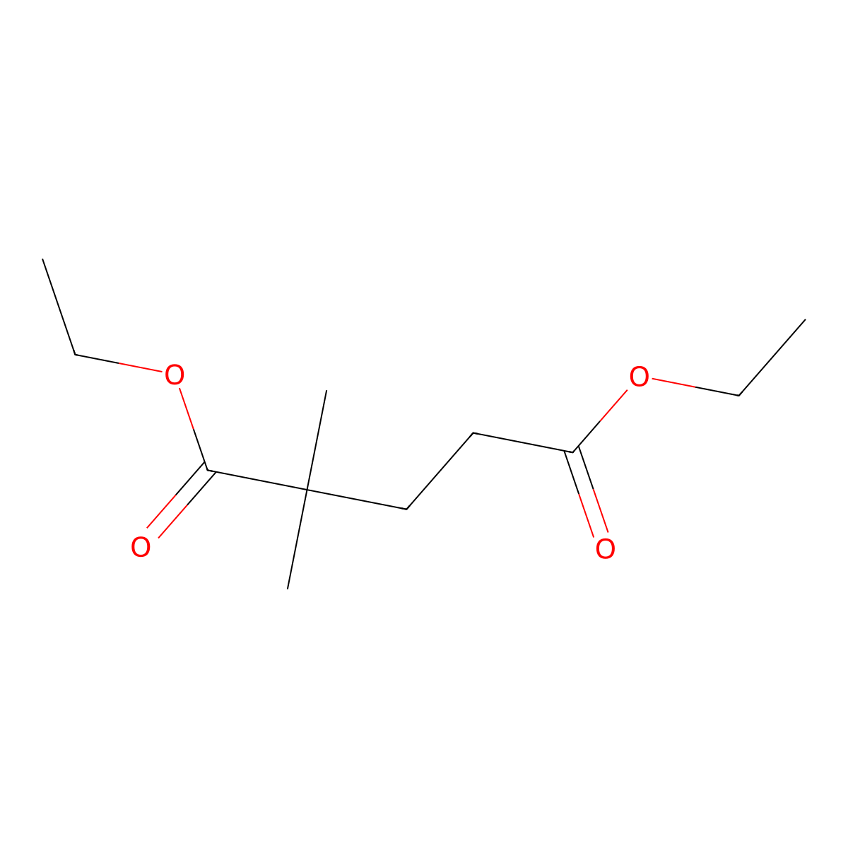 Diethyl 2,2-dimethylglutarate molecular structure, CAS 78092-07-6