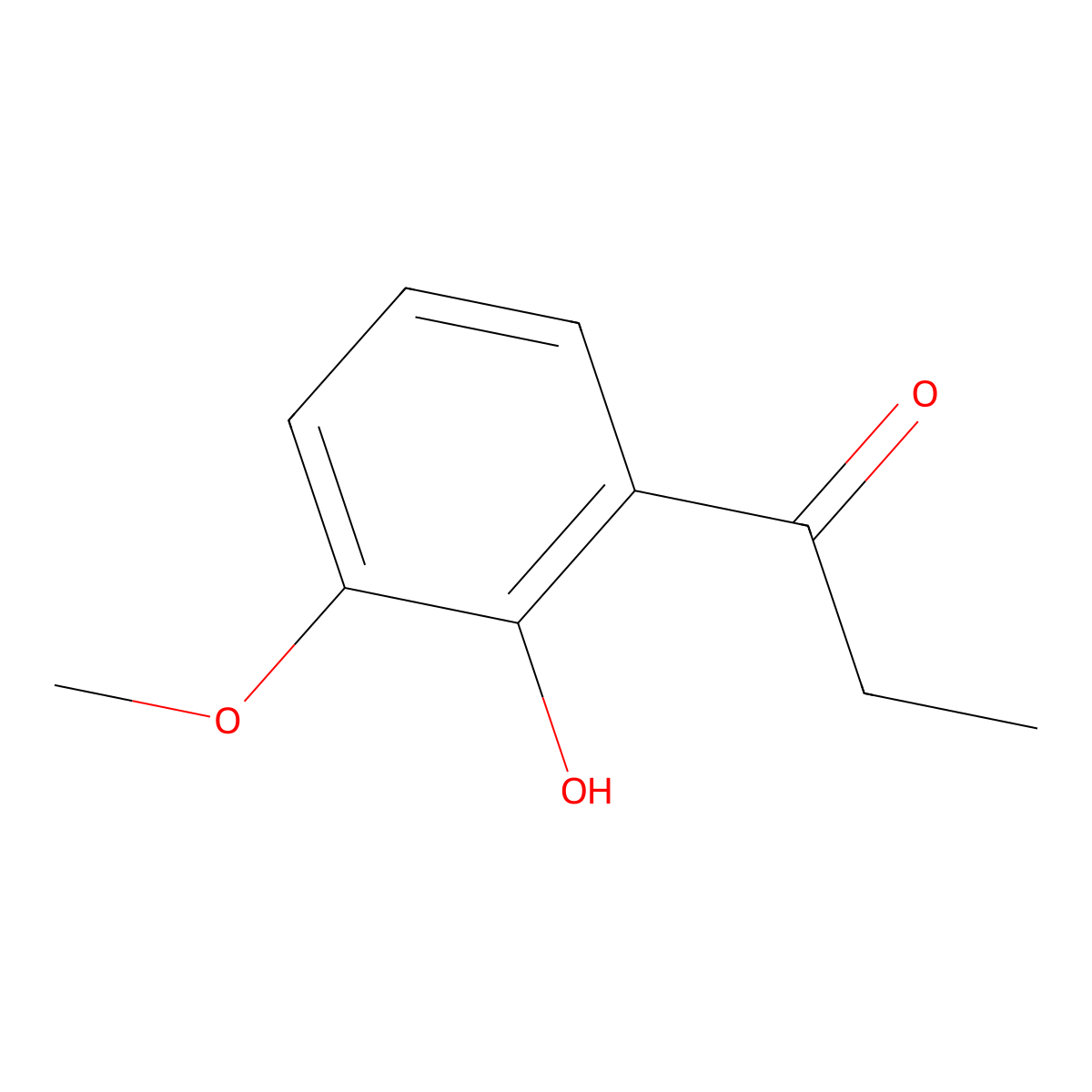 1-(2-Hydroxy-3-methoxyphenyl)propan-1-one molecular structure, CAS 78094-43-6