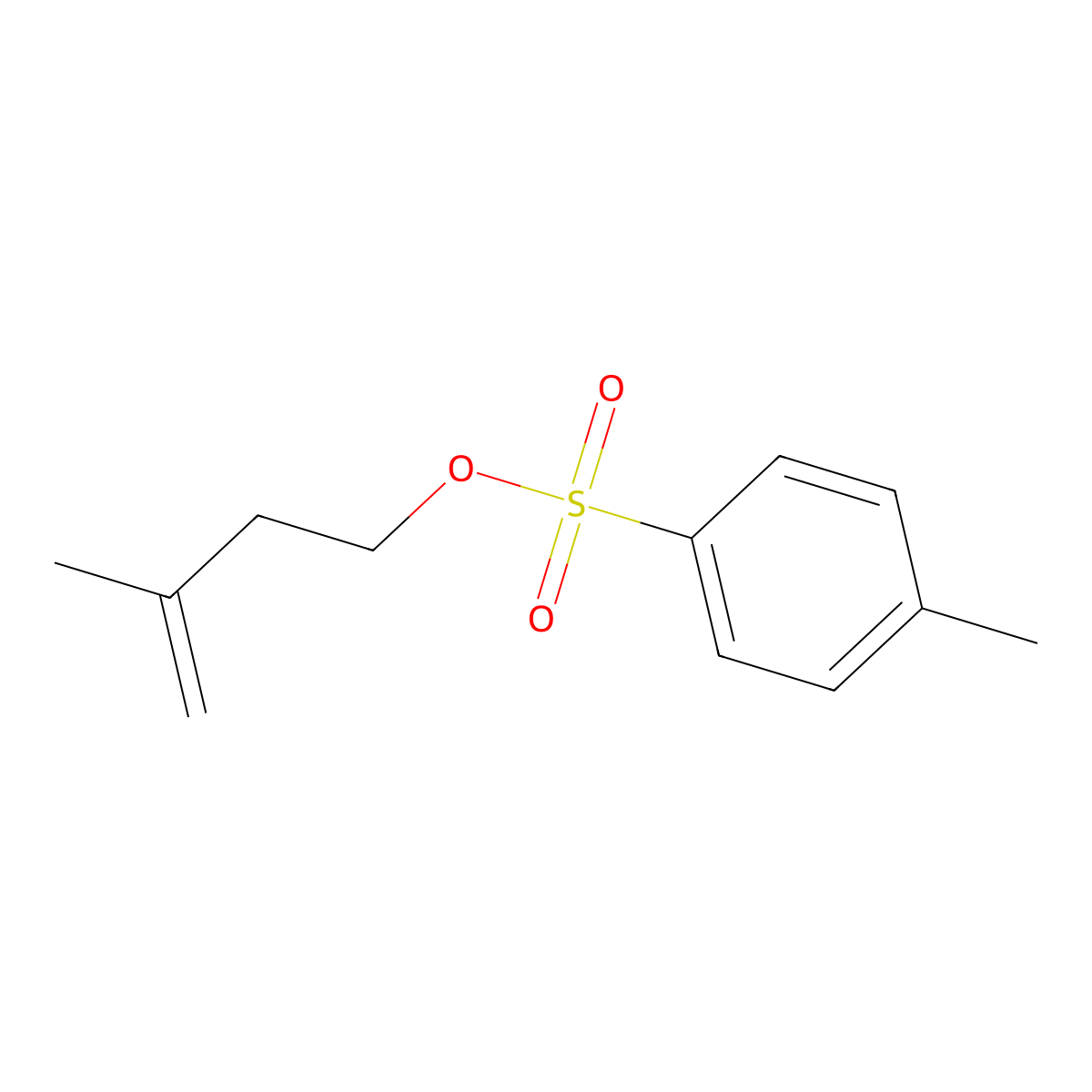 3-Methylbut-3-en-1-yl 4-methylbenzene-1-sulfonate molecular structure, CAS 781-03-3