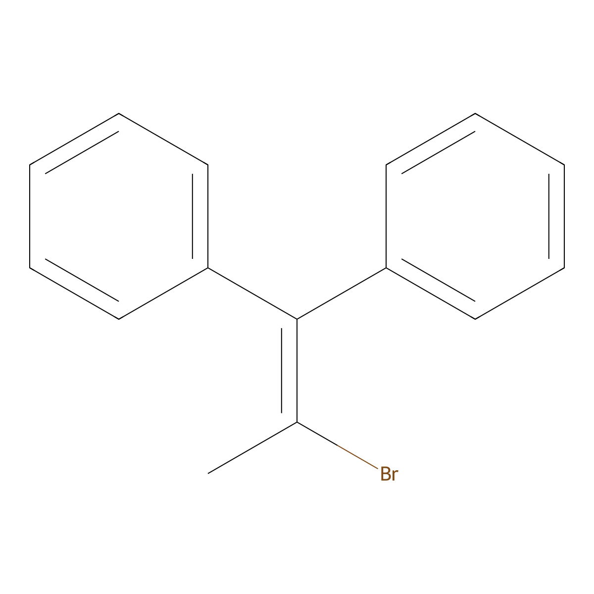 2-Bromo-1,1-diphenylpropene molecular structure, CAS 781-32-8