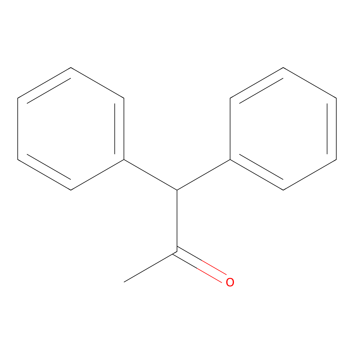 1,1-Diphenylacetone molecular structure, CAS 781-35-1