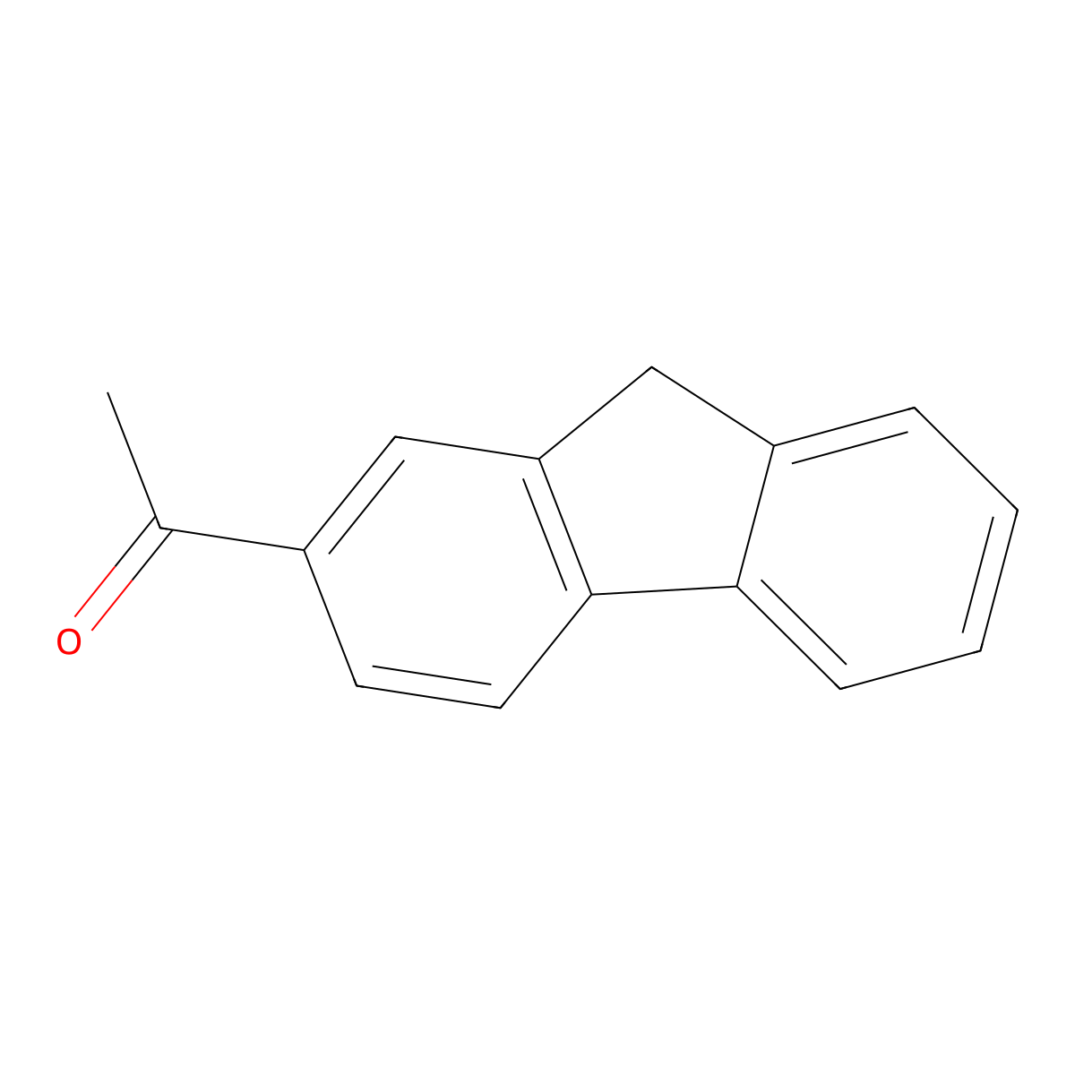 2-Acetylfluorene molecular structure, CAS 781-73-7