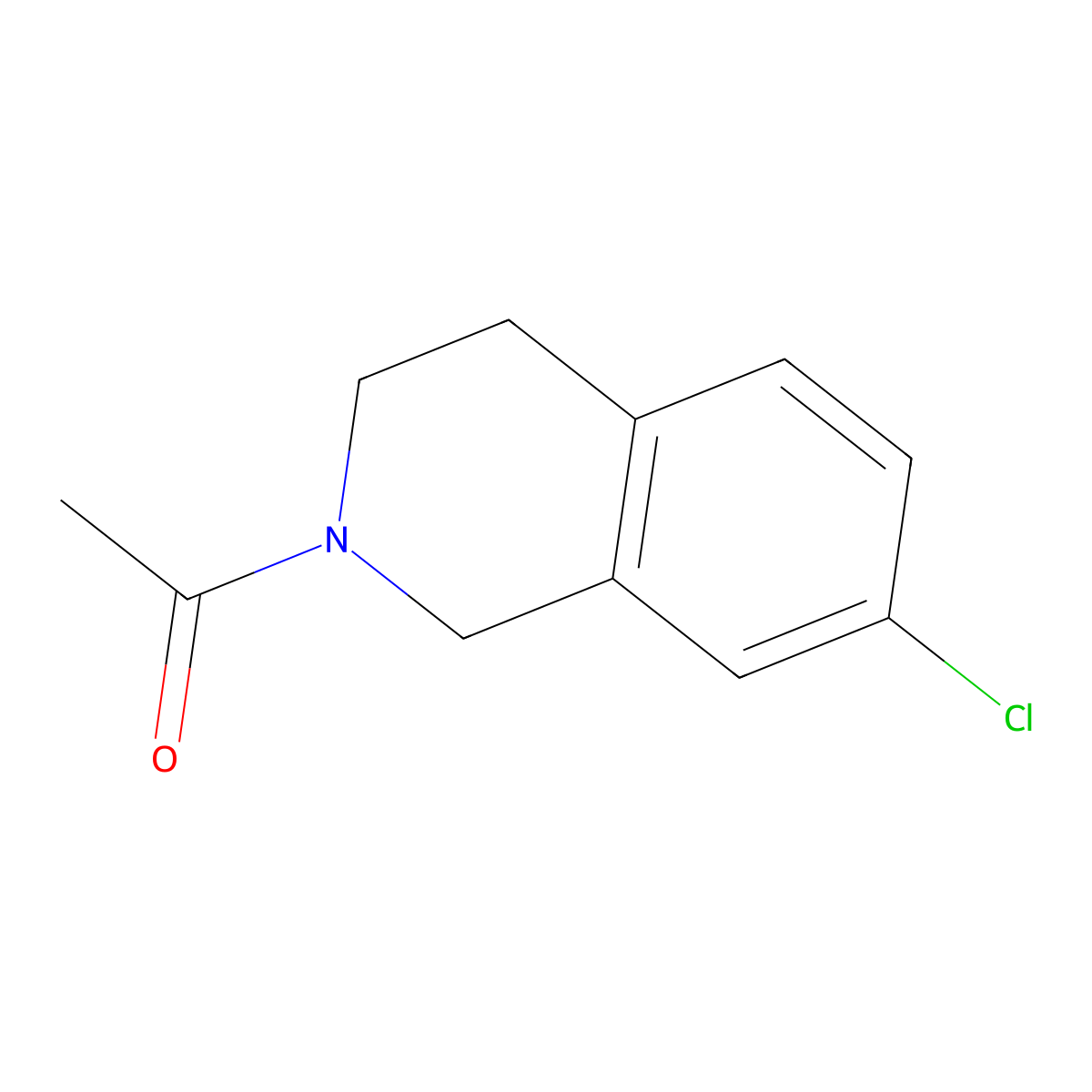 1-(7-Chloro-3,4-dihydroisoquinolin-2(1H)-yl)ethan-1-one molecular structure, CAS 78104-41-3