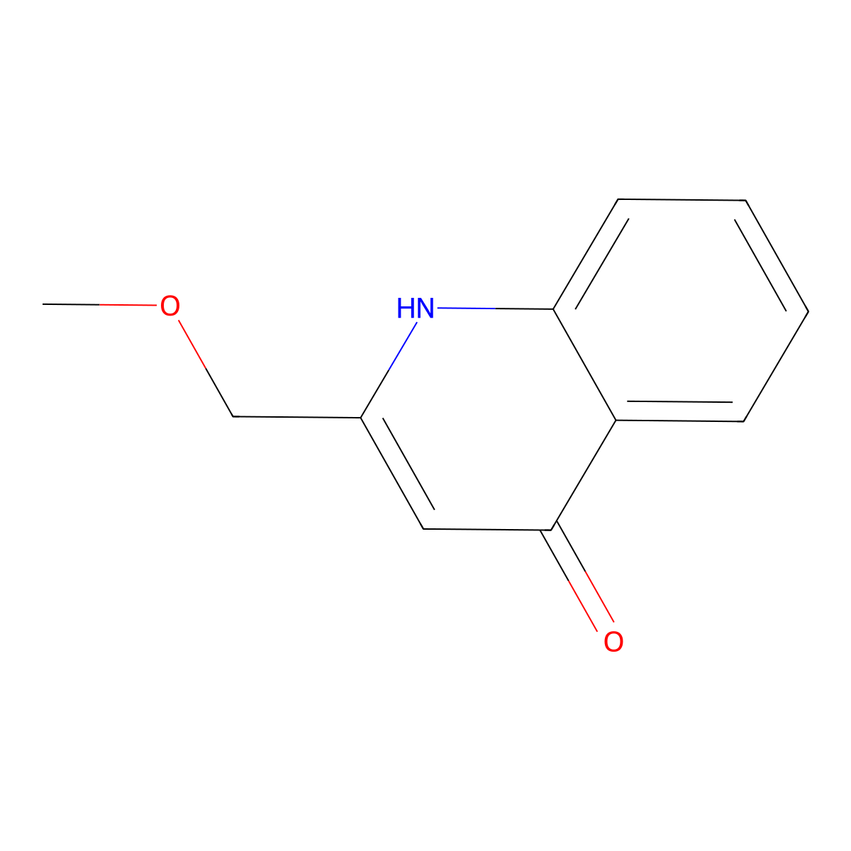 2-(Methoxymethyl)quinolin-4-ol molecular structure, CAS 78104-54-8
