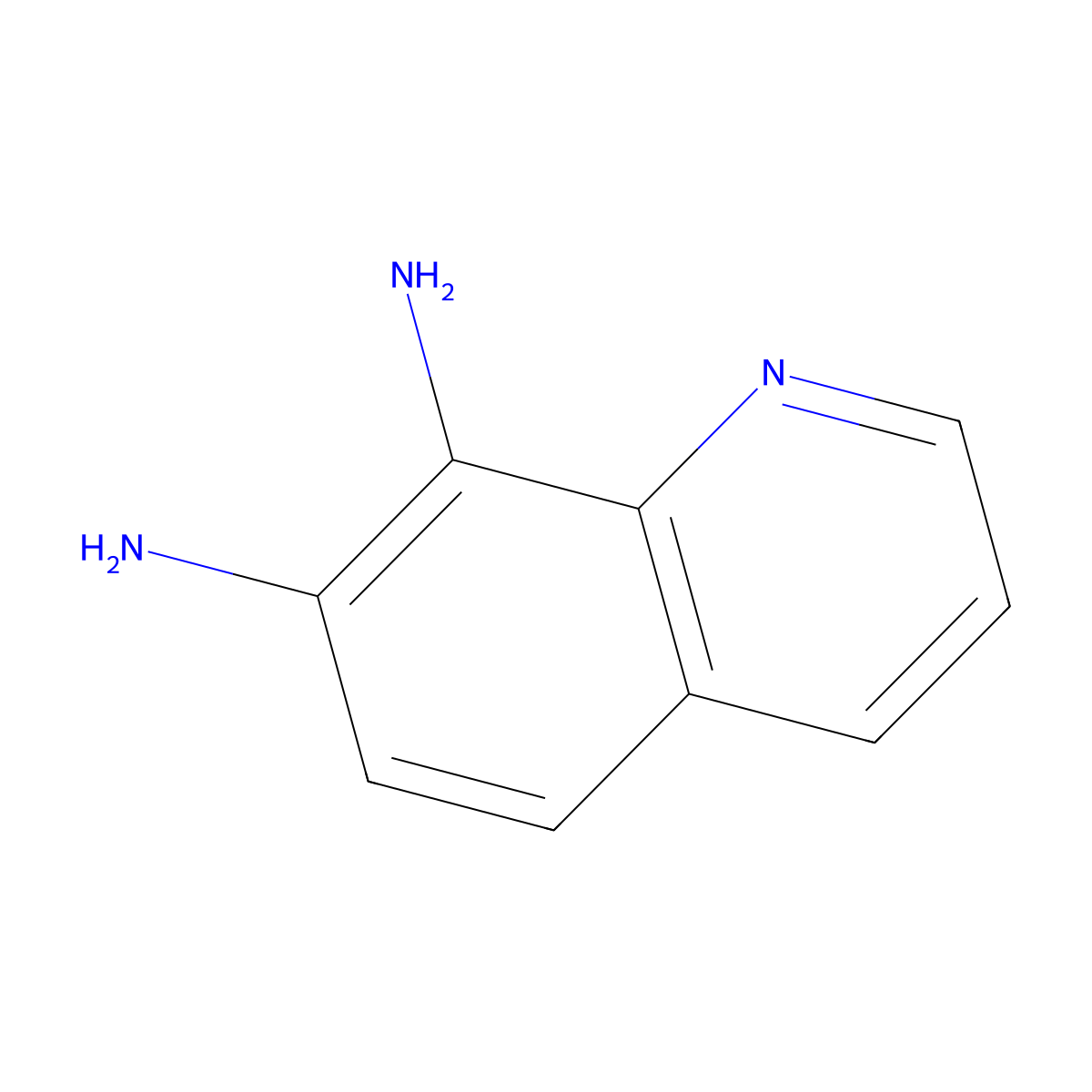 Quinoline-7,8-diamine molecular structure, CAS 78105-42-7