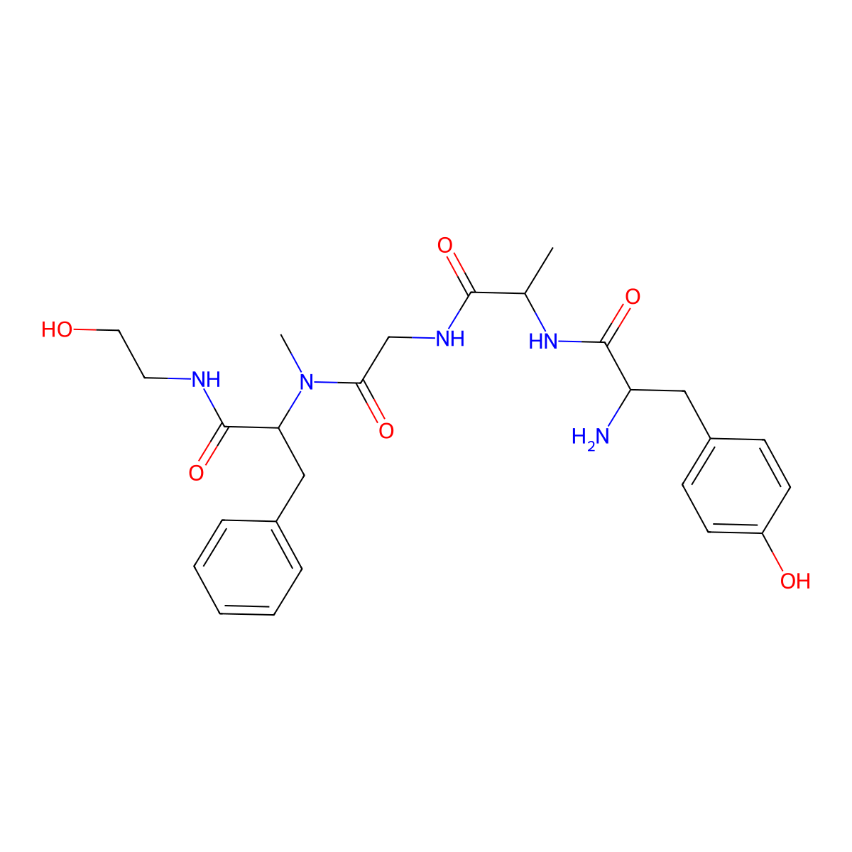 Damgo molecular structure, CAS 78123-71-4