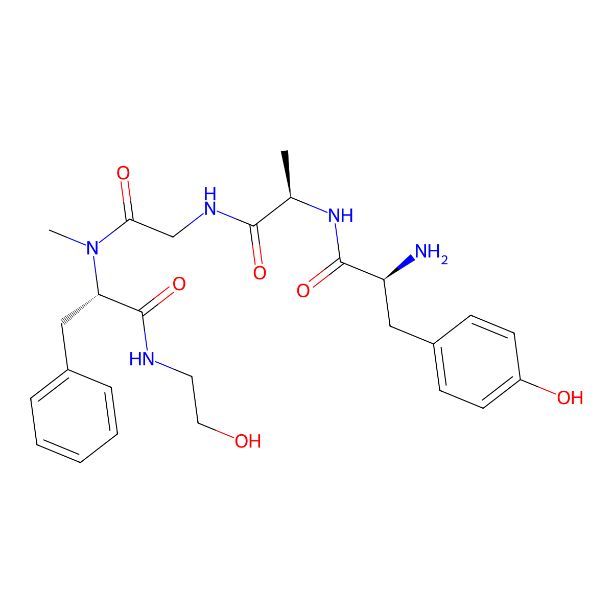 Damgo molecular structure, CAS 78123-71-4