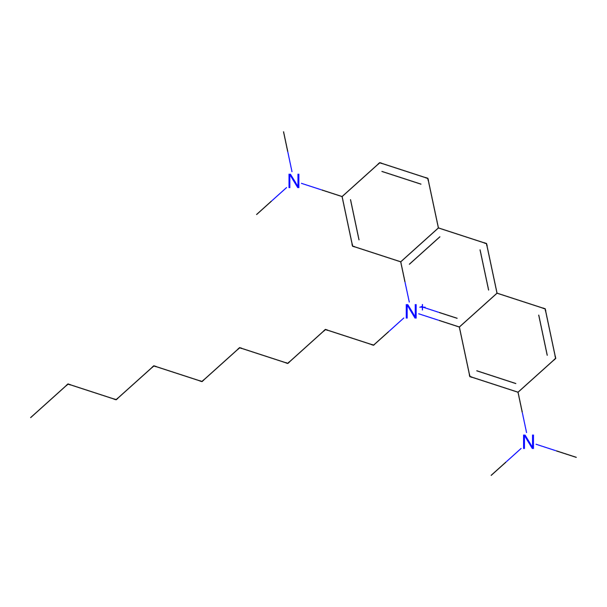 N(10)-Nonylacridine orange molecular structure, CAS 78125-98-1