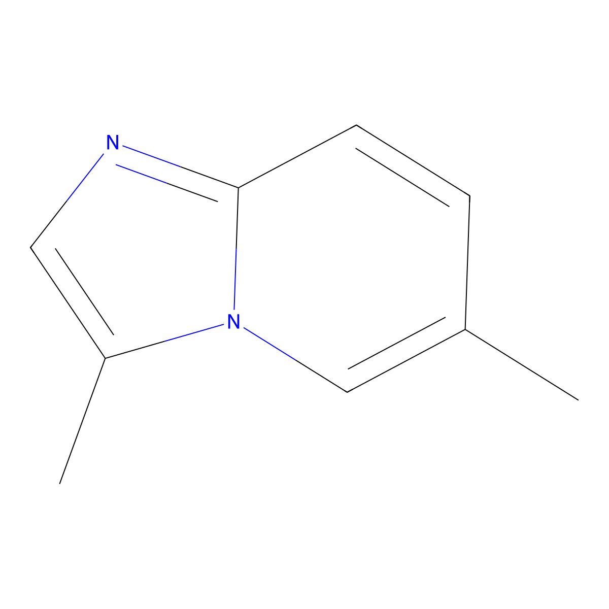 3,6-Dimethylimidazo[1,2-A]pyridine molecular structure, CAS 78132-62-4