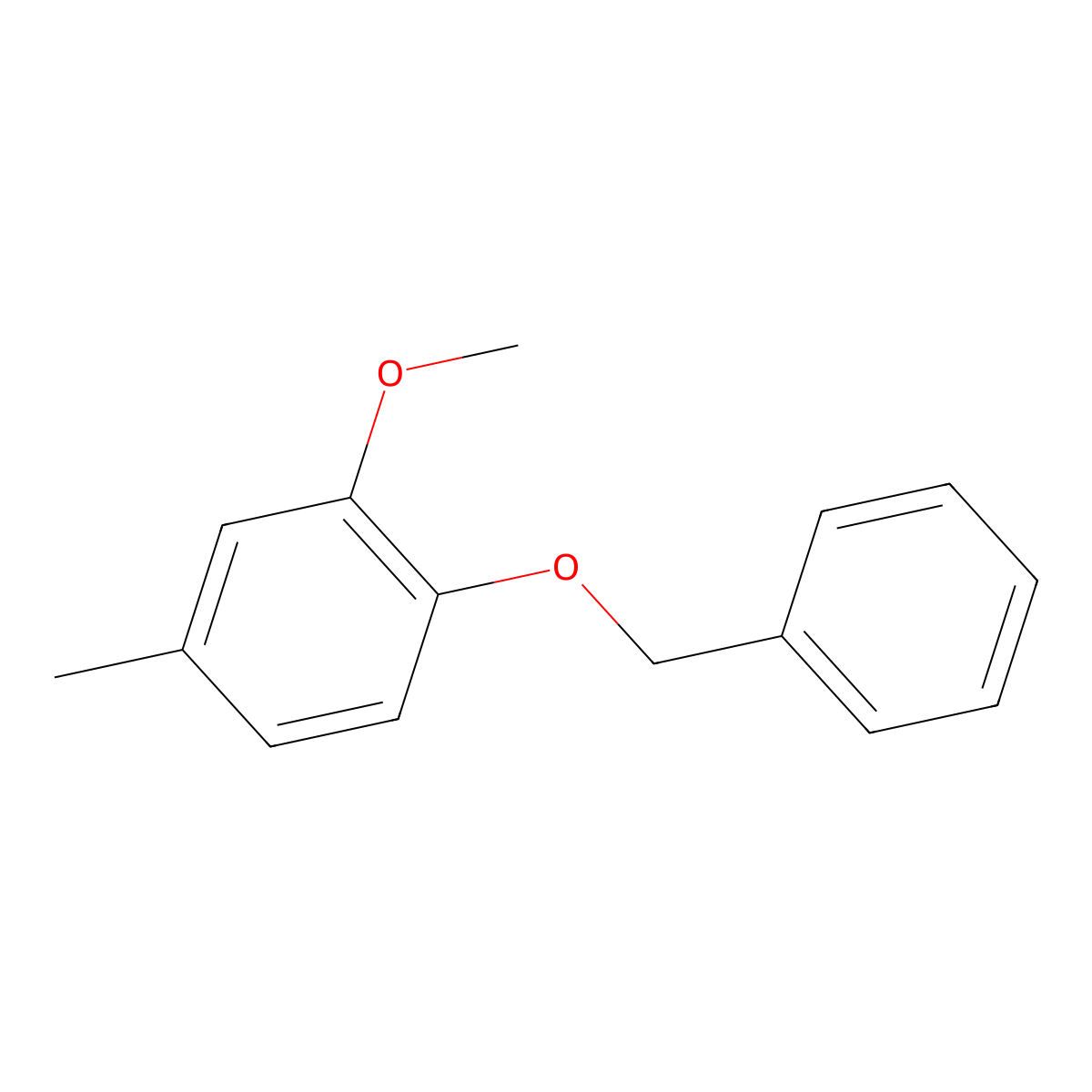 4-Benzyloxy-3-methoxy-toluene molecular structure, CAS 78136-55-7