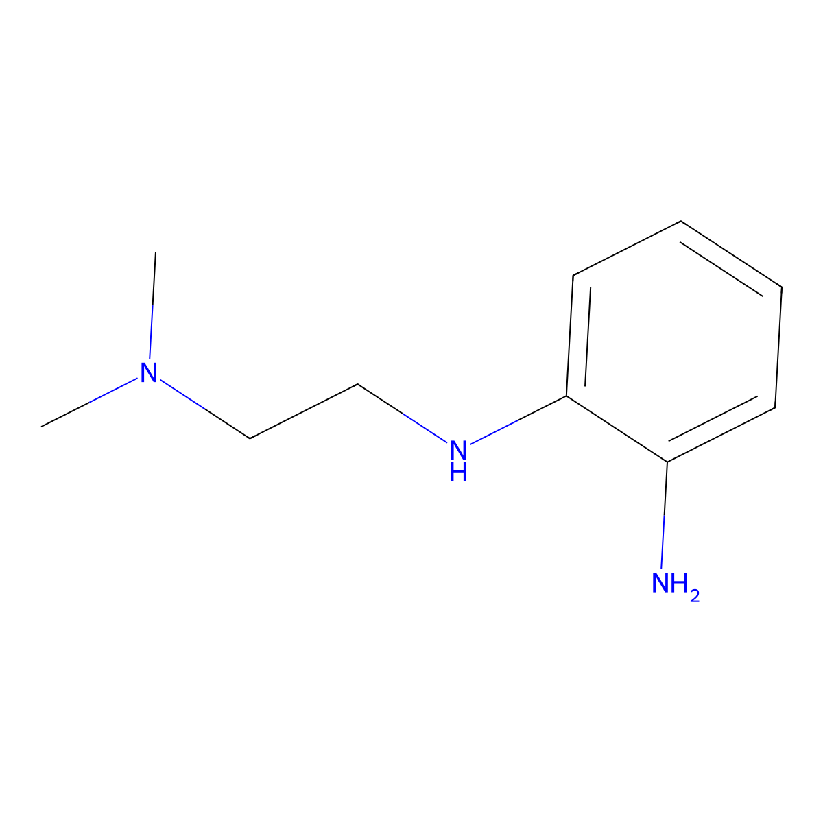 N-[2-(dimethylamino)ethyl]benzene-1,2-diamine molecular structure, CAS 78156-03-3