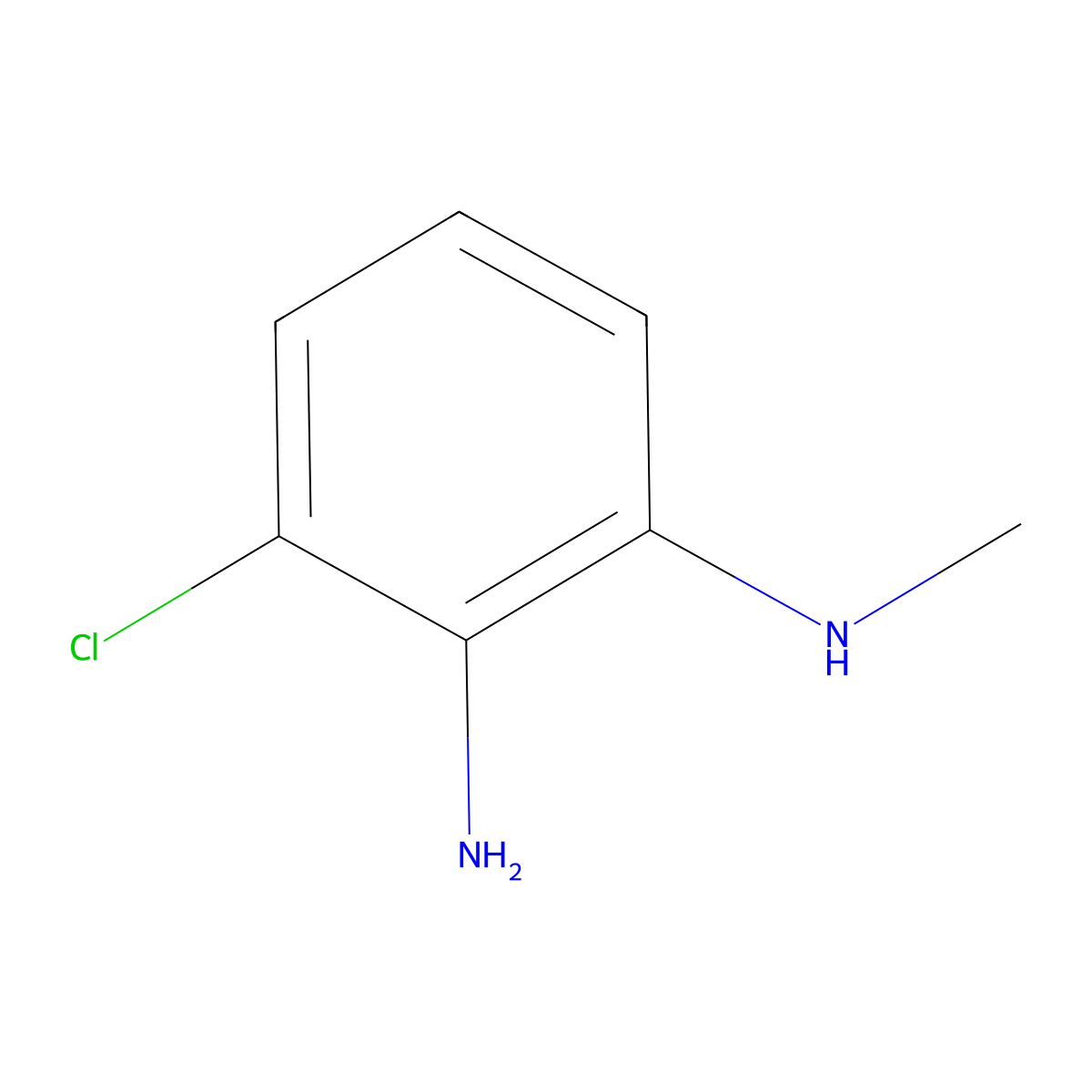 3-Chloro-N1-methylbenzene-1,2-diamine molecular structure, CAS 781565-10-4