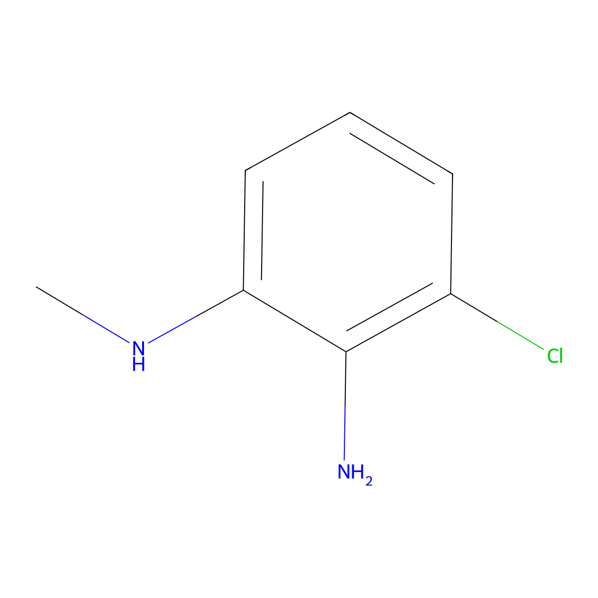 3-Chloro-N1-methylbenzene-1,2-diamine molecular structure, CAS 781565-10-4